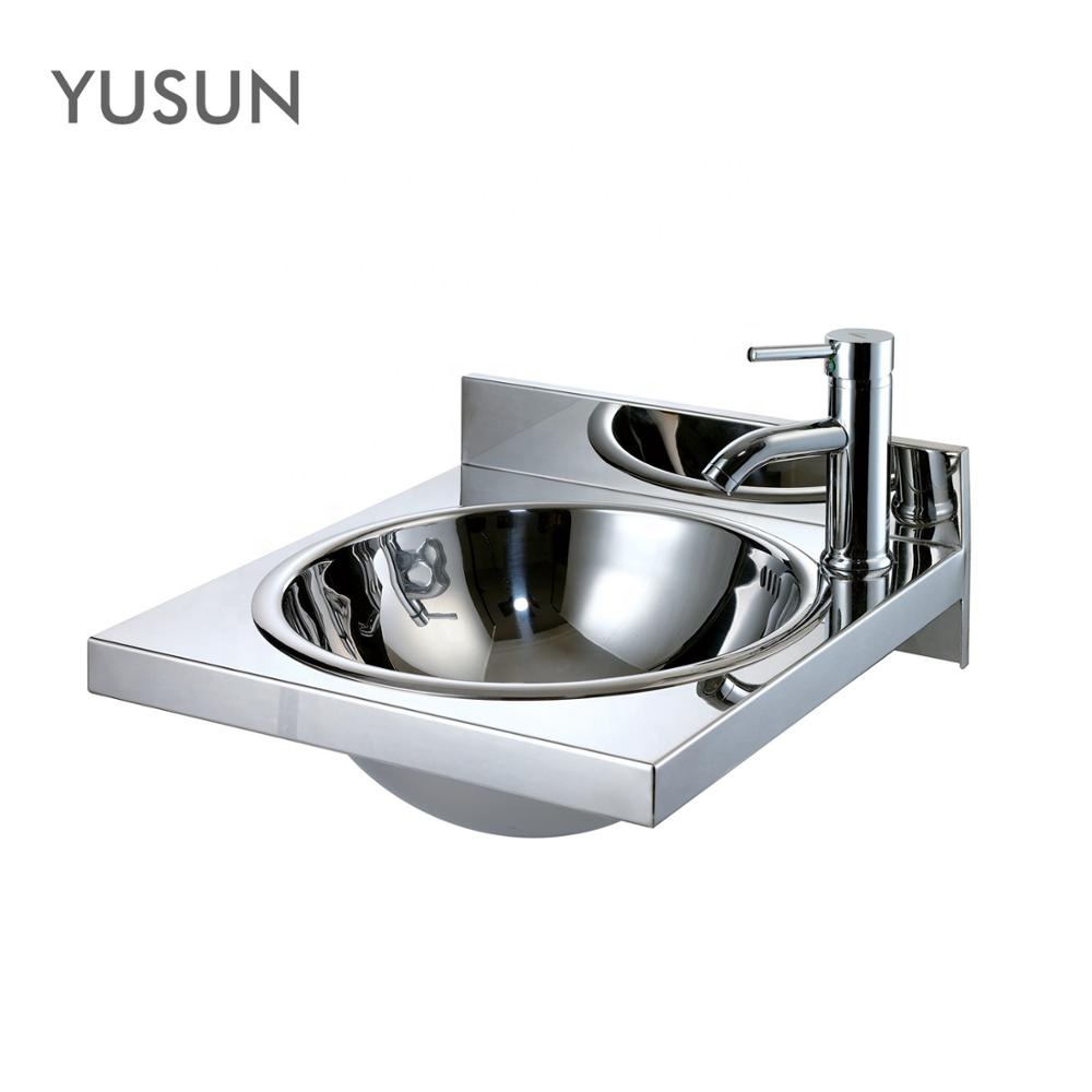 New Style Project Use Stainless Steel 304 Square Hand Wash Basin